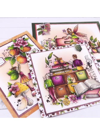 Tampon Clear - Echantillon - Collection "L'Orée des Bois" - Chou & Flowers