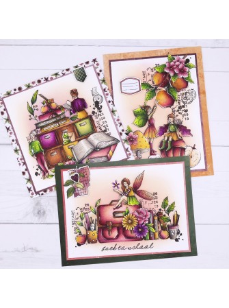 Tampon Clear - Notes d'Automne - Collection "L'Orée des Bois" - Chou & Flowers