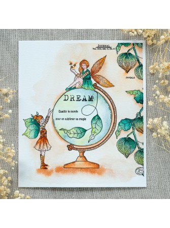 Tampon Clear - Physalis - Collection "L'Orée des Bois" - Chou & Flowers