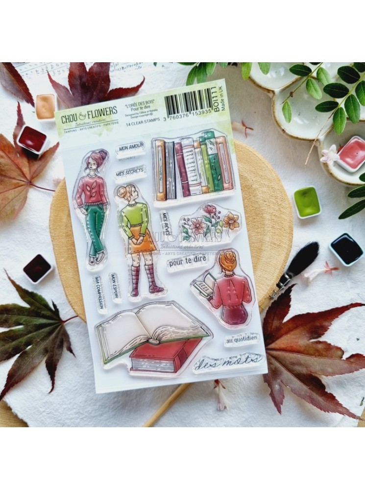 Tampon Clear - Pour Te Dire - Collection "L'Orée des Bois" - Chou & Flowers