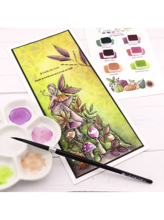Tampon Clear - Mushrooms - Collection "L'Orée des Bois" - Chou & Flowers