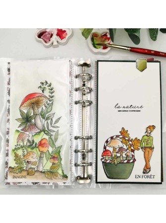 Tampon Clear - Mushrooms - Collection "L'Orée des Bois" - Chou & Flowers