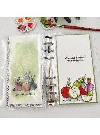 Tampon Clear - Les Pommes - Collection "L'Orée des Bois" - Chou & Flowers