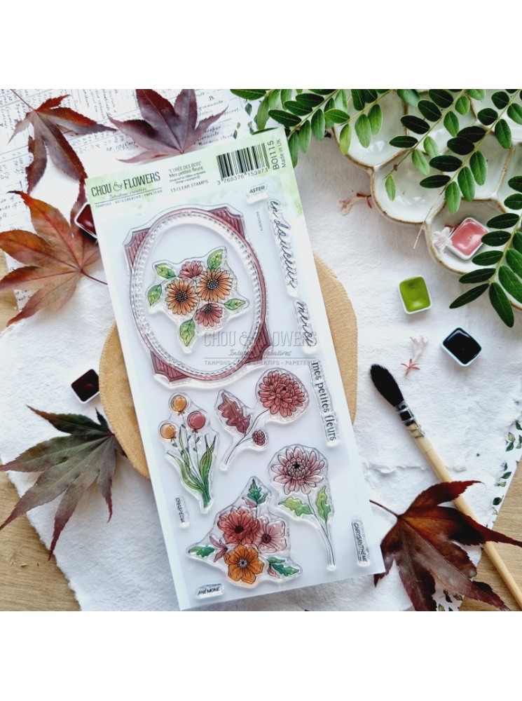 Tampon Clear - Mes Petites Fleurs - Collection "L'Orée des Bois" - Chou & Flowers
