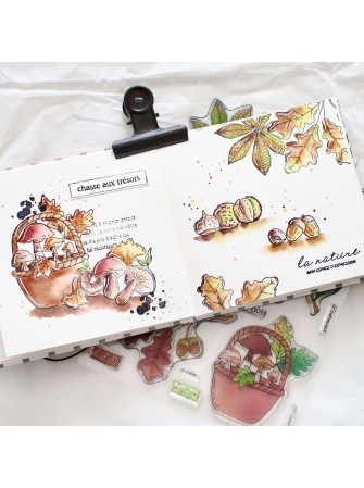 Tampon Clear - Ambiance Sous-Bois - Collection "L'Orée des Bois" - Chou & Flowers