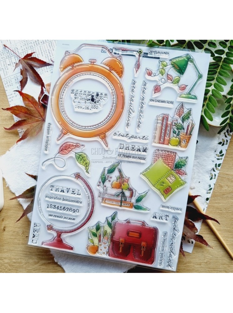 Tampon Clear - Le Réveil - Collection "L'Orée en Bois" - Chou & Flowers