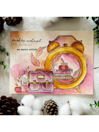 Tampon Clear - Le Réveil - Collection "L'Orée en Bois" - Chou & Flowers