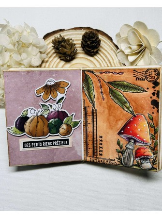 Die cuts - Cueillette d'Automne - Collection "L'Orée des Bois" - Chou & Flowers