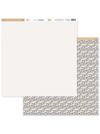 Pack papiers imprimés - Collection "Ginkgo" - Florilèges