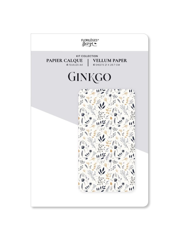 Pack calques - collection "Ginkgo" - Florilèges Design