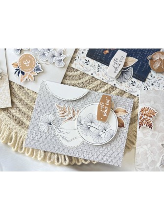 Kit créatif carterie - Collection "Ginkgo" - Florilèges