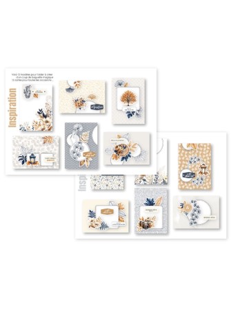 Kit créatif carterie - Collection "Ginkgo" - Florilèges