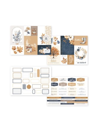 Kit créatif carterie - Collection "Ginkgo" - Florilèges
