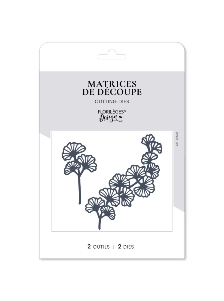 Double Ginkgo - dies - Collection "Ginkgo" - Florilèges Design