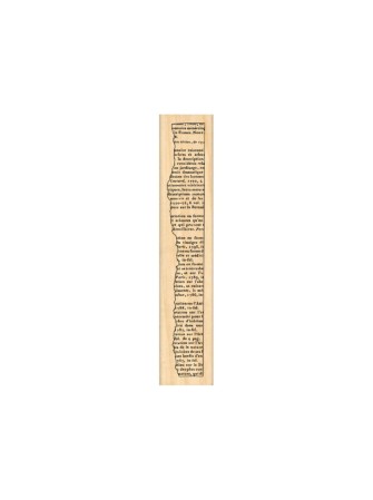 Tampon bois - Page Déchirée...