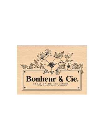 Tampon bois - Bonheur et...