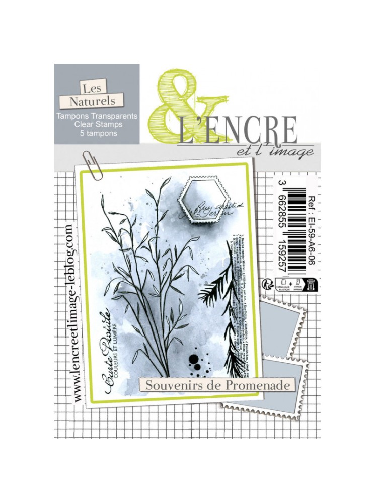 Souvenirs de Promenade - Tampon clear - Collection 59 "Septembre 2025" - L'Encre & l'Image