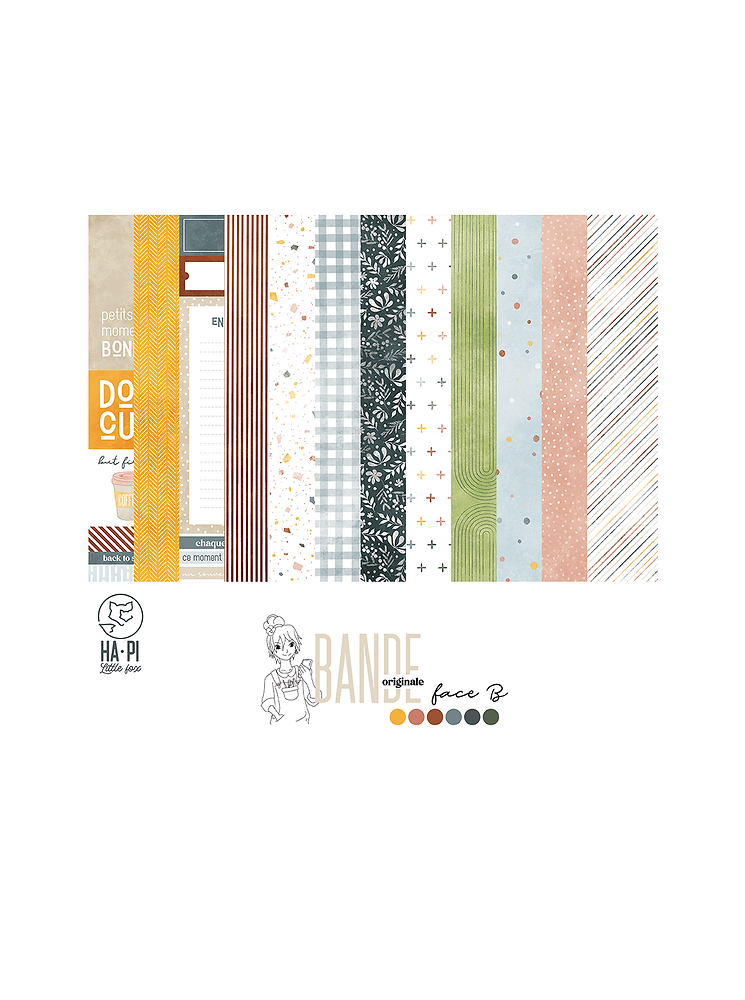 Pack papiers - Collection "Bande Originale Face B" - HA PI Little Fox