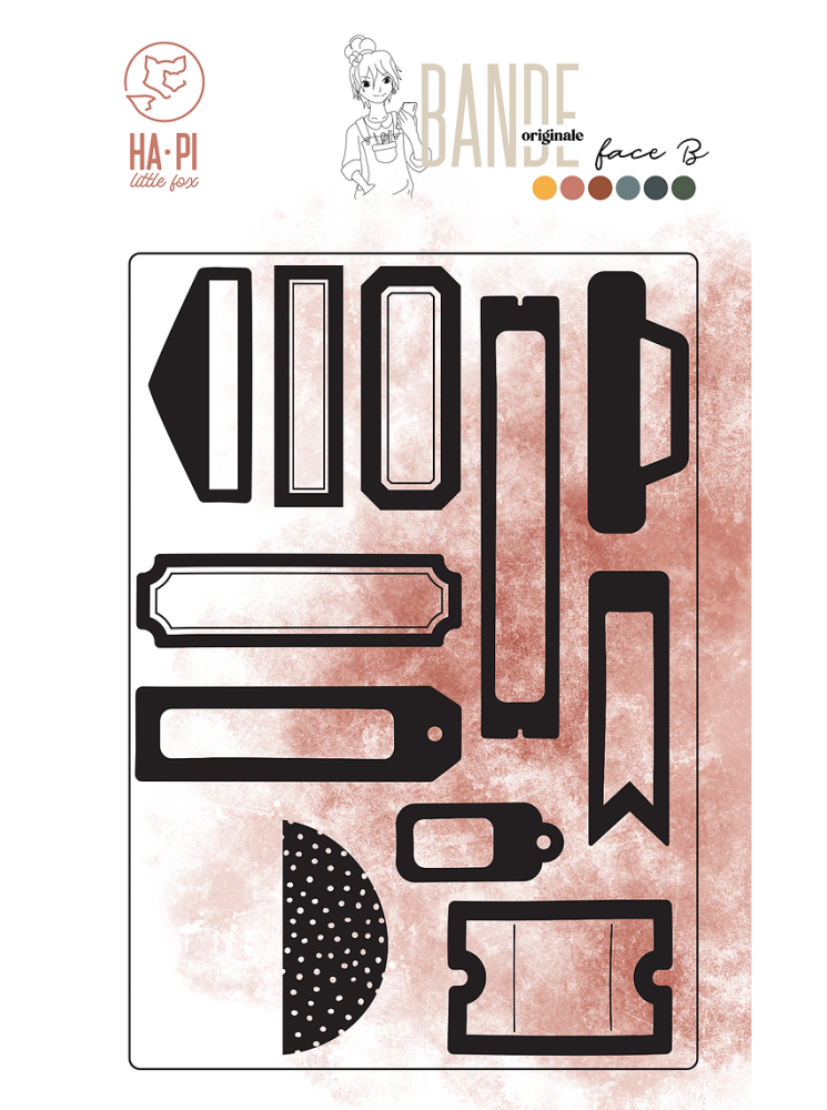 Multi-Etiquettes - Collection "Bande Originale Face B" - Tampon clear - HA PI Little fox