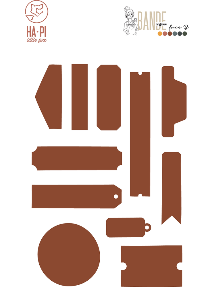 Multi-Etiquettes - Collection "Bande Originale Face B" - dies - HA PI Little Fox
