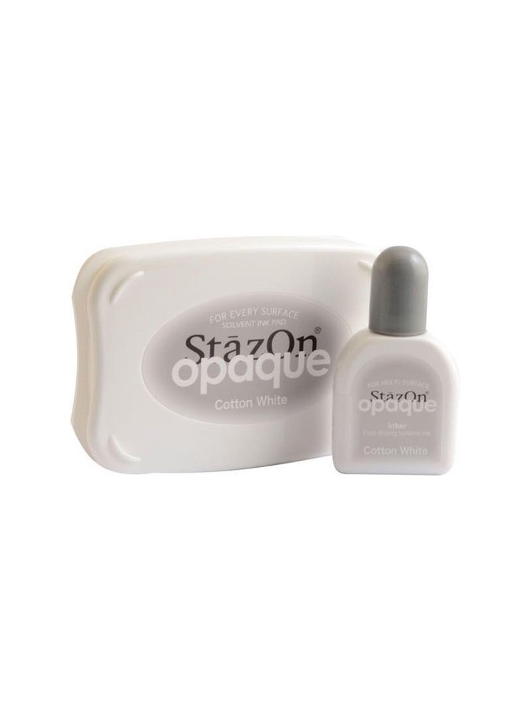StazOn - Blanc coton opaque - Tsukineko