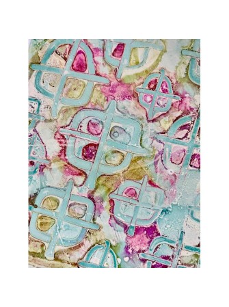 Stencil  - 483 - Collection "Kate Crane" - PaperArtsy
