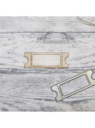 Etiquette évidée - Dies -...