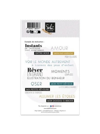 Rêver en grand - Collection "Raconte-moi une histoire" - Tampon clear - Sokai