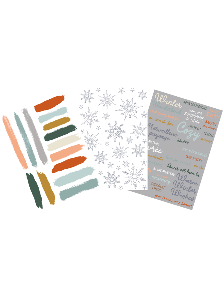 Rub'ons - Collection "Etoile des neiges" - Ha Pi Little Fox