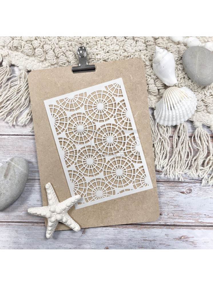 Pochoir - Fond - Collection "Nautique" - Chou & Flowers