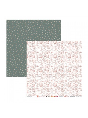 Pack papiers - Collection "Bredele & Co" - Mes P'tits Ciseaux