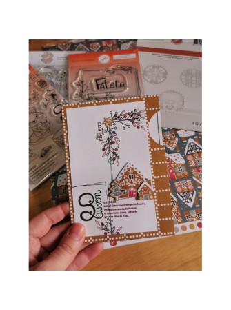 Cadre et mots - Tampon clear - Collection "Bredele & Co" - Mes P'tits Ciseaux