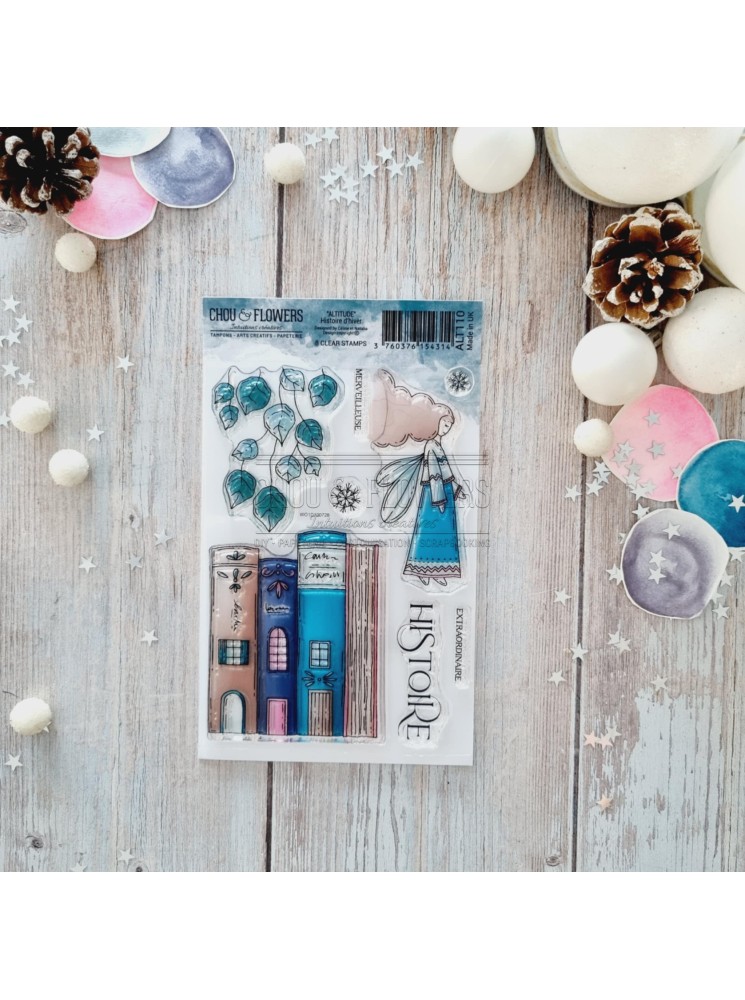 Histoire d'hiver - Tampon Clear - Collection "Altitude" - Chou & Flowers