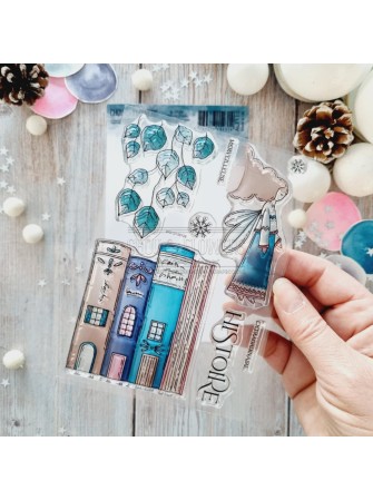 Histoire d'hiver - Tampon Clear - Collection "Altitude" - Chou & Flowers