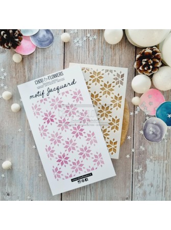 Pochoir - Motif Jacquard -...