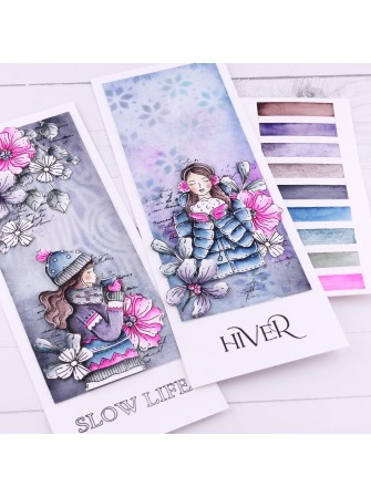 Pochoir - Ecorce - Collection "Altitude" - Chou & Flowers