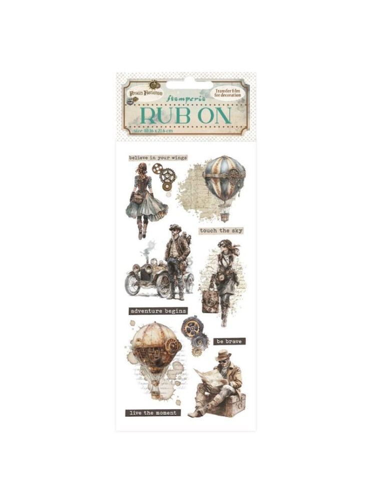 Rub'ons - Explorers - Collection "Voyages Fantastiques" - Stamperia
