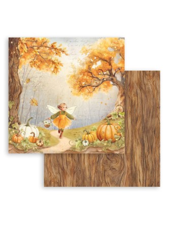 Pack papiers 20 x 20 cm - Collection "Whispering Woods" - Stamperia