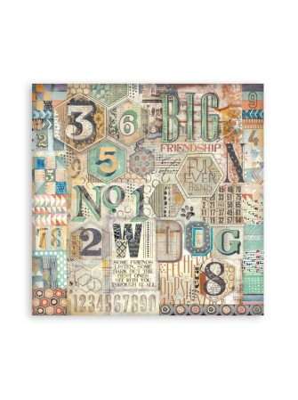 Maxi Pack papiers  - Collection "Furry Friends" - Stamperia