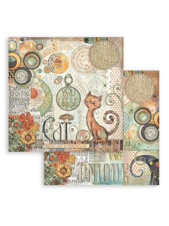 Pack papiers 20 x 20 cm  - Collection "Furry Friends" - Stamperia