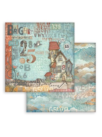 Pack papiers 20 x 20 cm  - Collection "Furry Friends" - Stamperia