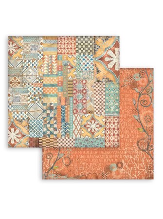 Pack papiers Background 20 x 20 cm - Collection "Furry Friends" - Stamperia