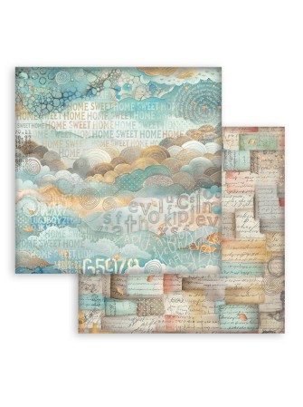 Pack papiers Background 20 x 20 cm - Collection "Furry Friends" - Stamperia