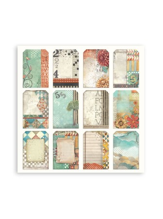 Maxi Pack papiers 20 x 20 cm - Collection "Furry Friends" - Stamperia