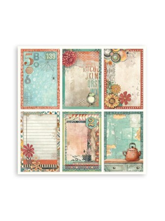 Maxi Pack papiers 20 x 20 cm - Collection "Furry Friends" - Stamperia