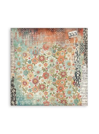 Maxi Pack papiers 20 x 20 cm - Collection "Furry Friends" - Stamperia