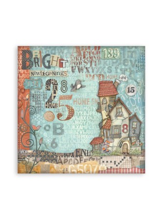 Maxi Pack papiers 20 x 20 cm - Collection "Furry Friends" - Stamperia