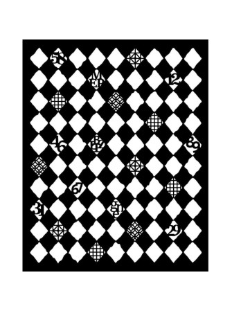 Rhombus pattern - Stencils...