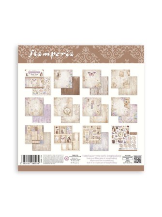 Pack papiers - Romantic Collection "Quiet Days" - Stamperia