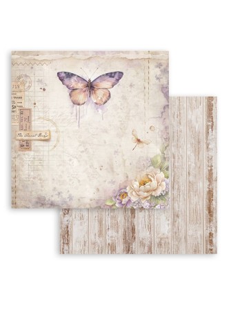 Pack papiers 20 x 20 cm - Romantic Collection "Quiet Days" - Stamperia